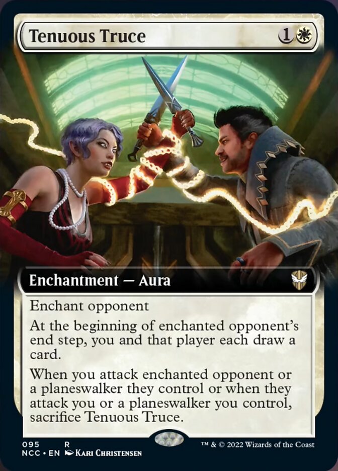 Tenuous Truce (Extended Art) [Streets of New Capenna Commander] - Magic: The Gathering - Card Brawlers | Quebec | Canada |