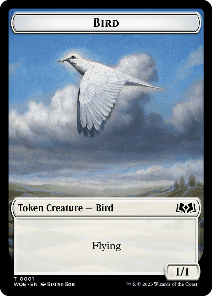 Bird // Food (0013) Double-Sided Token [Wilds of Eldraine Tokens] - Magic: The Gathering - Card Brawlers | Quebec | Canada |