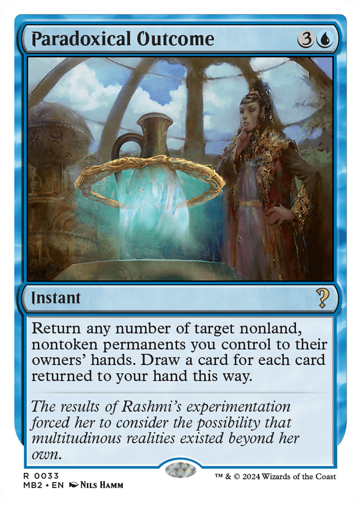 Paradoxical Outcome (White Border) [Mystery Booster 2] - Magic: The Gathering - Card Brawlers | Quebec | Canada |