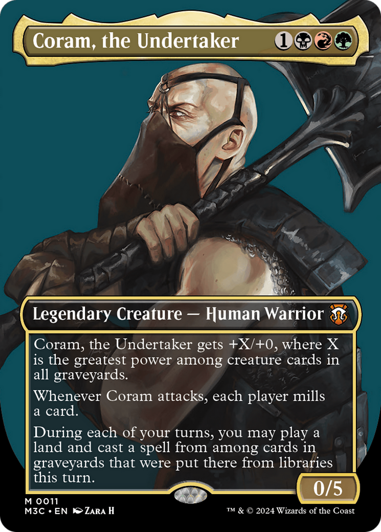 Coram, the Undertaker (Borderless) [Modern Horizons 3 Commander] - Magic: The Gathering - Card Brawlers | Quebec | Canada |
