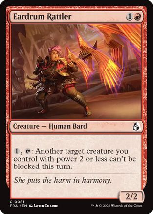 Eardrum Rattler (FRA-081) - Reality Fracture Foil - Card Brawlers