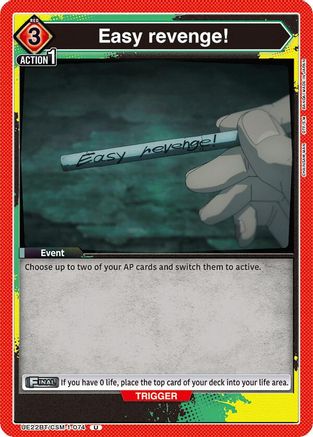 Easy Revenge! (UE22BT/CSM-1-074) - UE22BT CHAINSAW MAN - Card Brawlers