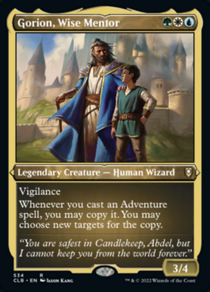 Gorion, Wise Mentor (Foil Etched) [Commander Legends: Battle for Baldur's Gate] - Magic: The Gathering - Card Brawlers | Quebec | Canada |