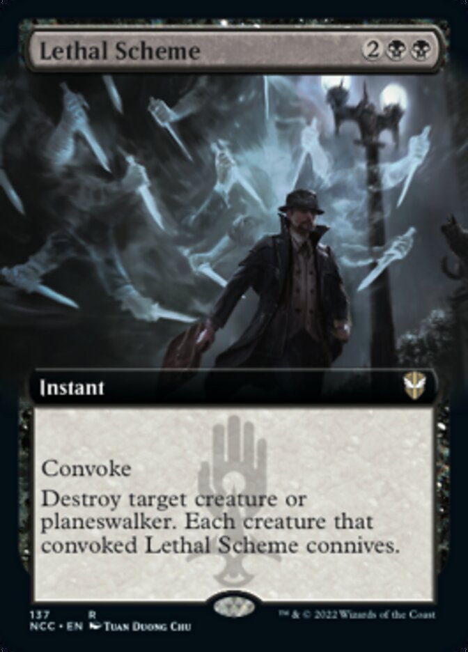 Lethal Scheme (Extended Art) [Streets of New Capenna Commander] - Magic: The Gathering - Card Brawlers | Quebec | Canada |
