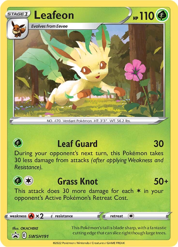 Leafeon (SWSH191) [Sword & Shield: Black Star Promos] - Pokémon - Card Brawlers | Quebec | Canada |