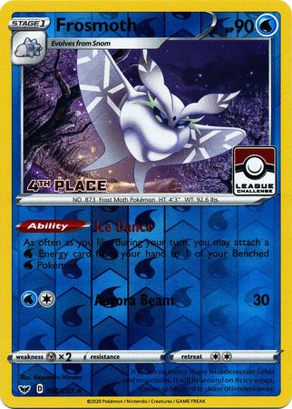 Frosmoth (064/202) (League Promo 4th Place) [Sword & Shield: Base Set] - Pokémon - Card Brawlers | Quebec | Canada |
