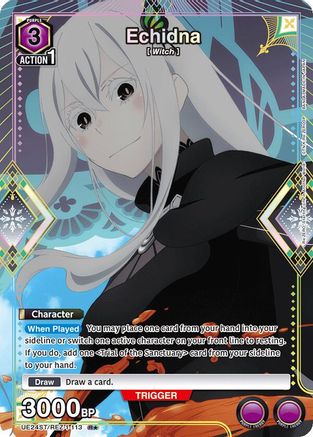 Echidna (R*) (UE24ST/REZ-1-113) - UE24ST ReZERO Starting Life in Another World Starter Deck Foil - Card Brawlers