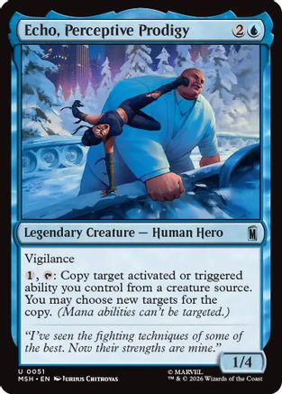 Echo, Perceptive Prodigy (MSH-051) - Marvel Super Heroes - Card Brawlers