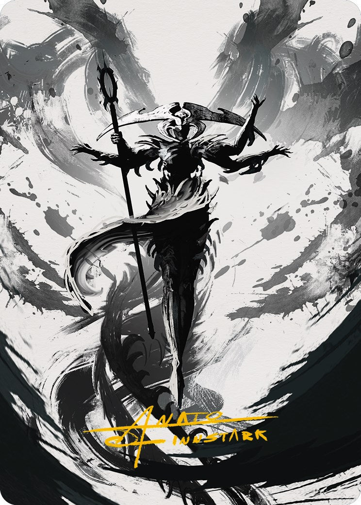Atraxa, Grand Unifier 2 Art Card (Gold-Stamped Signature) [Phyrexia: All Will Be One Art Series] - Magic: The Gathering - Card Brawlers | Quebec | Canada |