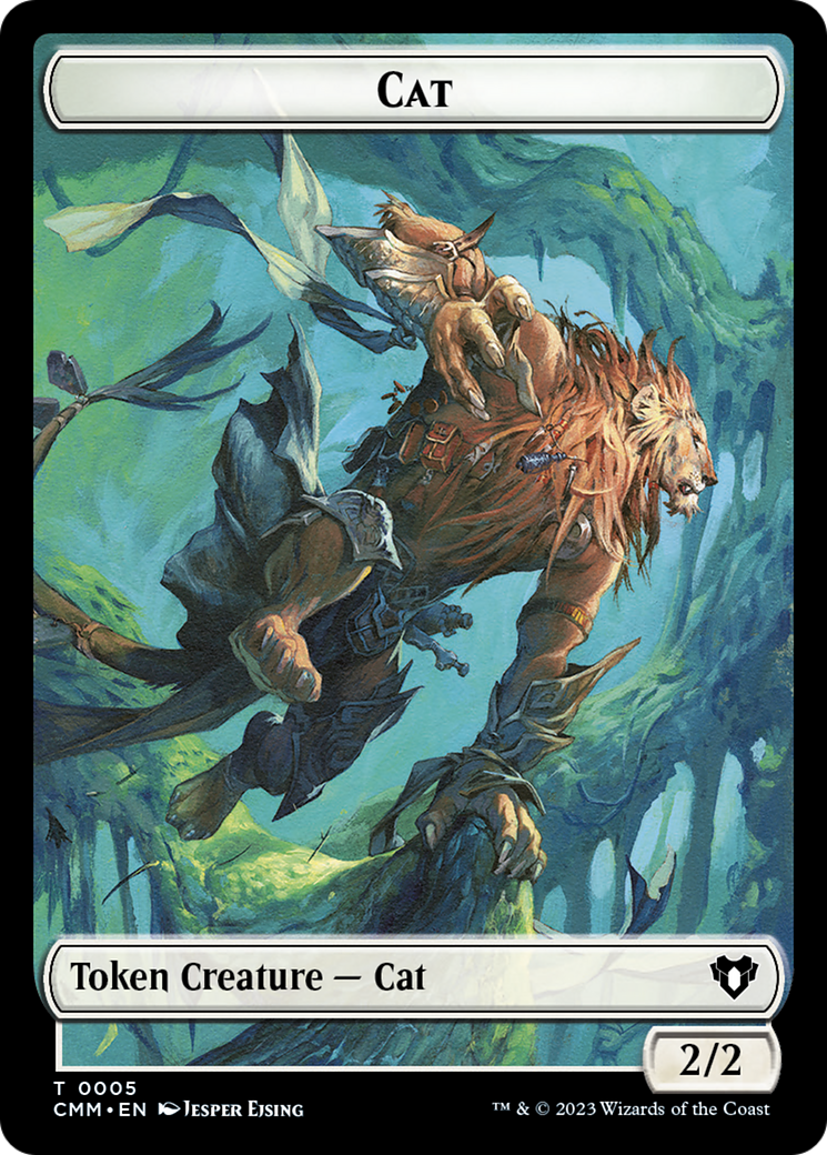 Cat Token (05) [Commander Masters Tokens] - Magic: The Gathering - Card Brawlers | Quebec | Canada |