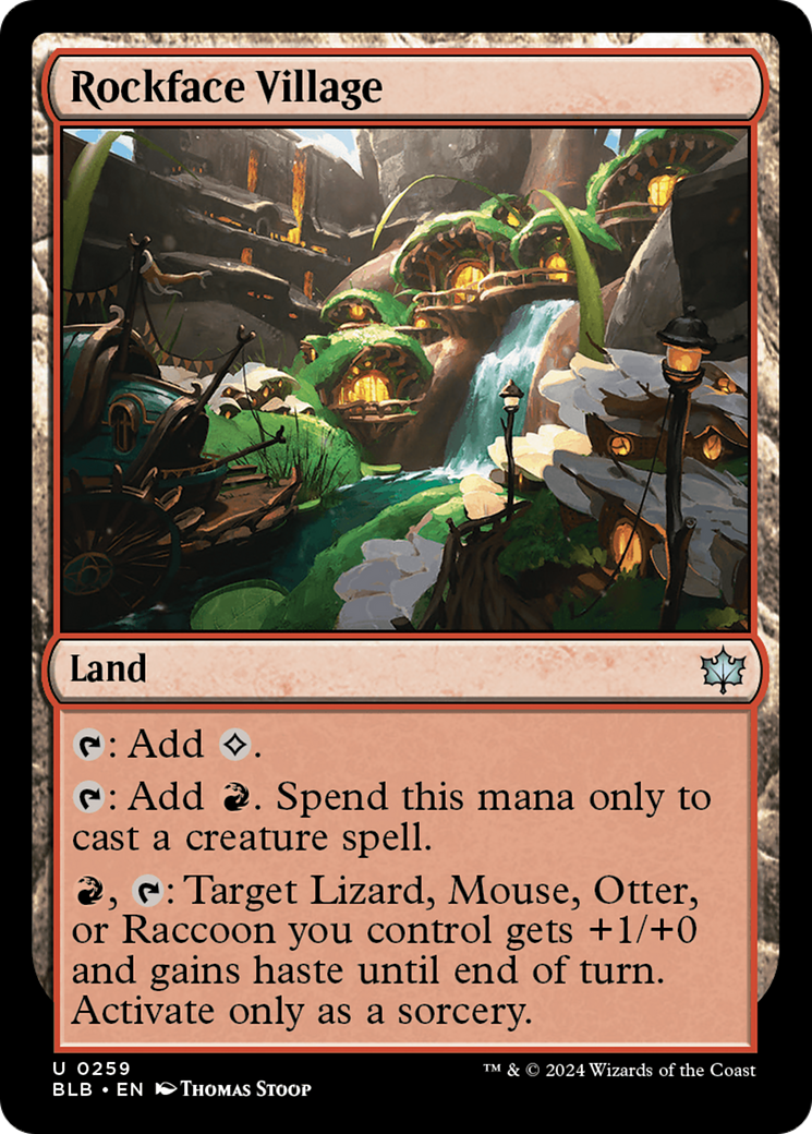 Rockface Village [Bloomburrow] - Magic: The Gathering - Card Brawlers | Quebec | Canada |