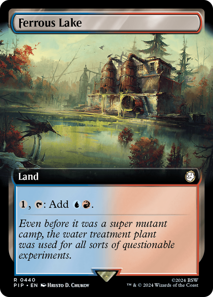 Ferrous Lake (Extended Art) [Fallout] - Magic: The Gathering - Card Brawlers | Quebec | Canada |