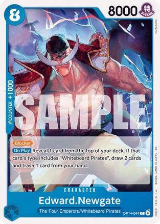 Edward.Newgate (OP14-044) - The Azure Sea's Seven - Card Brawlers