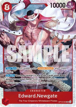 Edward.Newgate (OP16-003) - The Time of Battle Foil - Card Brawlers