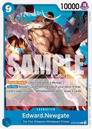 Edward.Newgate (ST22-003) - Starter Deck 22: Ace & Newgate - Card Brawlers