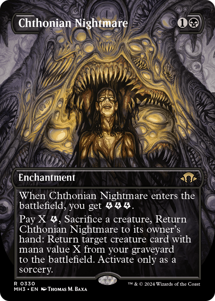 Chthonian Nightmare (Borderless) [Modern Horizons 3] - Magic: The Gathering - Card Brawlers | Quebec | Canada |