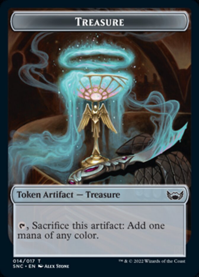 Treasure (014) // Rogue Double-Sided Token [Streets of New Capenna Tokens] - Magic: The Gathering - Card Brawlers | Quebec | Canada |