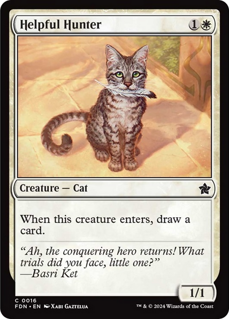 Helpful Hunter [Foundations] - Magic: The Gathering - Card Brawlers | Quebec | Canada |