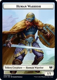 Human Warrior // Shard Double-Sided Token [Kaldheim Tokens] - Magic: The Gathering - Card Brawlers | Quebec | Canada |