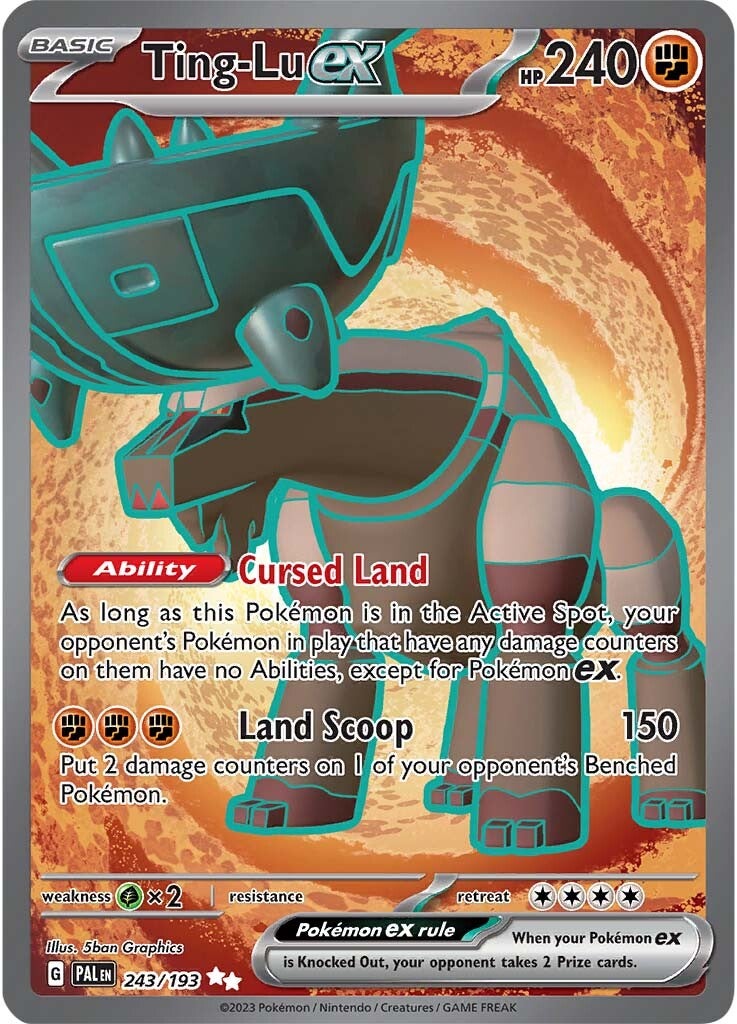 Ting-Lu ex (243/193) [Scarlet & Violet: Paldea Evolved] - Pokémon - Card Brawlers | Quebec | Canada |