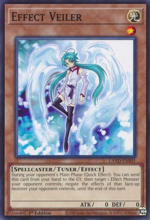 Effect Veiler (LAVD-ENS01) (LAVD-ENS01) - Legendary Arc-V Decks 1st Edition - Card Brawlers