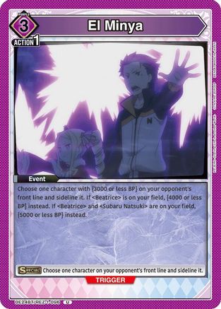 El Minya (UE24BT/REZ-1-096) - UE24BT ReZERO Starting Life in Another World - Card Brawlers