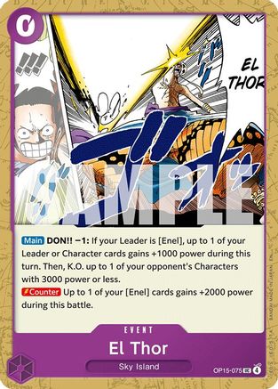El Thor (OP15-075) - Adventure on Kami's Island - Card Brawlers