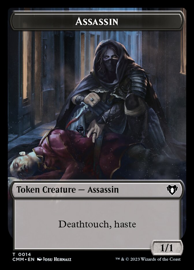 Eldrazi // Assassin Double - Sided Token [Commander Masters Tokens] - Card Brawlers