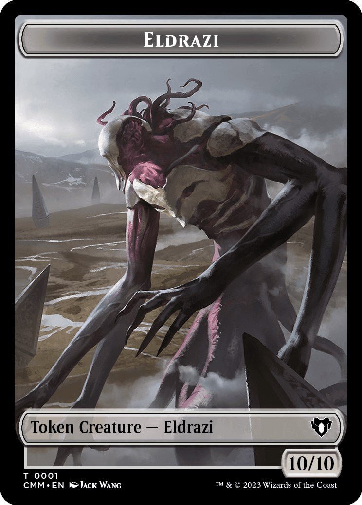 Eldrazi // Kor Soldier Double - Sided Token [Commander Masters Tokens] - Card Brawlers