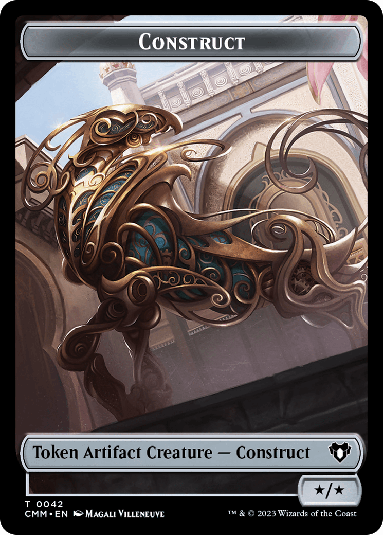 Eldrazi Spawn // Construct (0042) Double - Sided Token [Commander Masters Tokens] - Card Brawlers