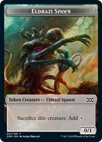 Eldrazi Spawn // Myr (007) Double - Sided Token [Double Masters Tokens] - Card Brawlers