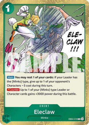 Eleclaw (EB04-019) - The Azure Sea's Seven Foil - Card Brawlers