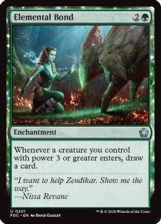 Elemental Bond (FDC-201) - Commander: Foundations - Card Brawlers