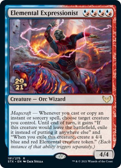 Elemental Expressionist [Strixhaven: School of Mages Prerelease Promos] - Card Brawlers