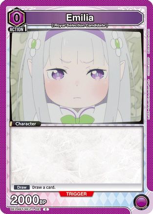 Emilia (081) (UE24BT/REZ-1-081) - UE24BT ReZERO Starting Life in Another World - Card Brawlers