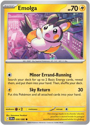 Emolga (030/null) [ME04 Chaos Rising] - Card Brawlers