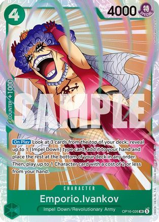 Emporio.Ivankov (026) (OP16-026) - The Time of Battle Foil - Card Brawlers