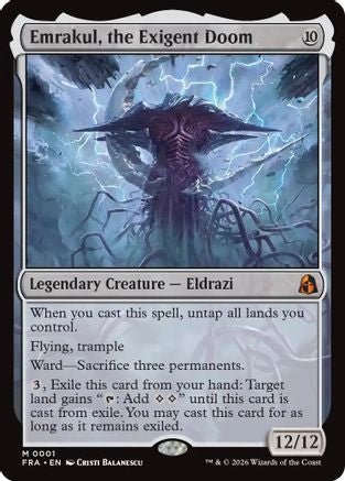 Emrakul, the Exigent Doom (FRA-001) - Reality Fracture Foil - Card Brawlers