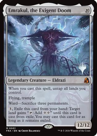 Emrakul, the Exigent Doom (PPFRA-001) - Promo Pack: Reality Fracture - Card Brawlers