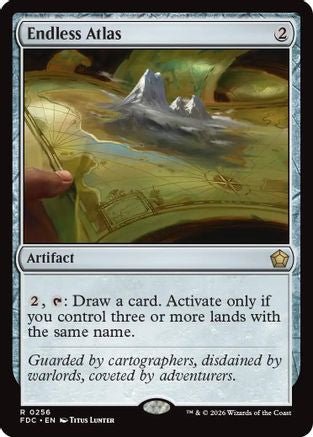 Endless Atlas (FDC-256) - Commander: Foundations - Card Brawlers
