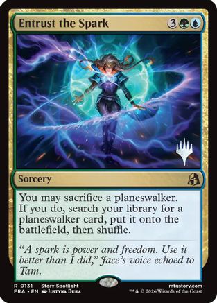 Entrust the Spark (PPFRA-131) - Promo Pack: Reality Fracture Foil - Card Brawlers