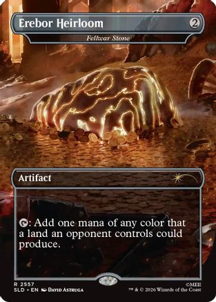 Erebor Heirloom - Fellwar Stone (SLD-2557) - Secret Lair Drop Series Foil - Card Brawlers