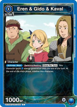 Eren & Gido & Kaval (UE20BT/TSK-1-036) - UE20BT That Time I Got Reincarnated as a Slime - Card Brawlers