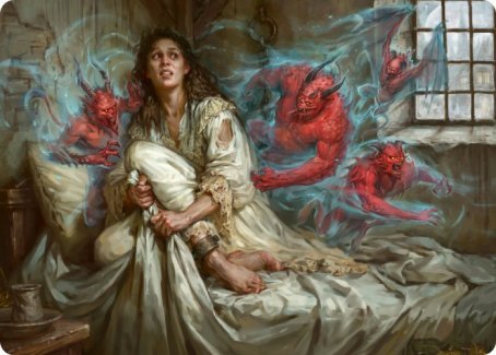 Eruth, Tormented Prophet Art Card [Innistrad: Crimson Vow Art Series] - Card Brawlers