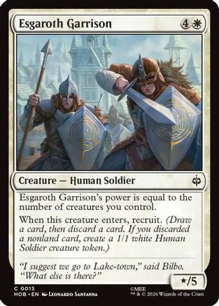 Esgaroth Garrison (HOB-013) - The Hobbit Foil - Card Brawlers