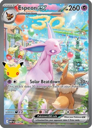 Espeon ex (108) - Holofoil [ME Mega Evolution Promo] - Card Brawlers