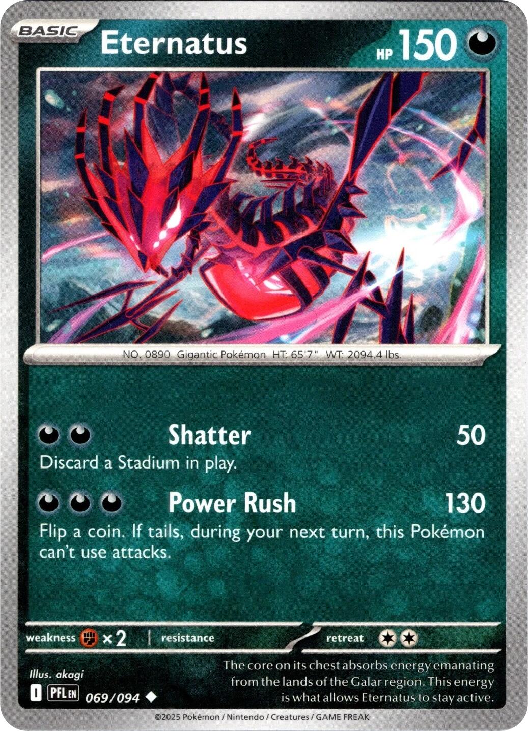 Eternatus (069/094) [Mega Evolution: Phantasmal Flames] - Card Brawlers