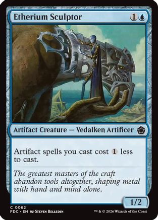 Etherium Sculptor (FDC-062) - Commander: Foundations - Card Brawlers