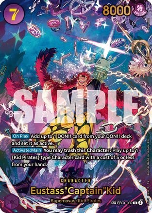 Eustass"Captain"Kid - EB04-039 (SP) (EB04-039) - The Azure Sea's Seven Foil - Card Brawlers