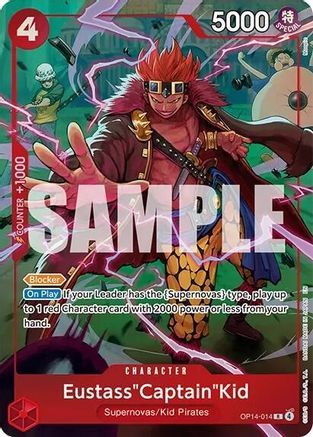 Eustass"Captain"Kid (One Piece Card Game Illustration Box Vol. 8) (OP14-014) - One Piece Promotion Cards Foil - Card Brawlers